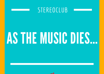 As the music dies…