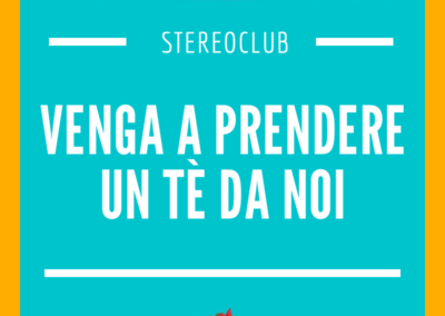 Venga a prendere un tè da noi
