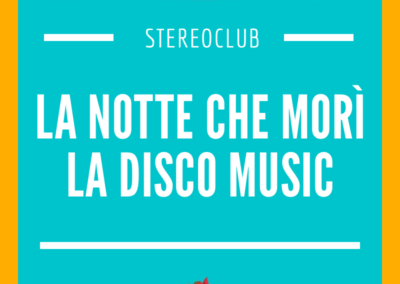 La notte che morì la Disco Music